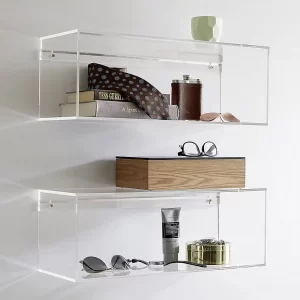 acrylic shelf