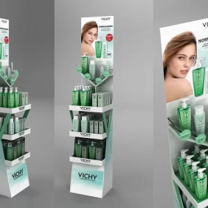 Cosmetic display shelf