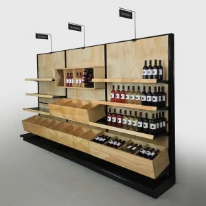 wine shelves