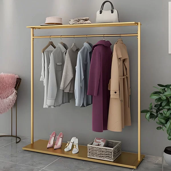 Gold Clothing Rack