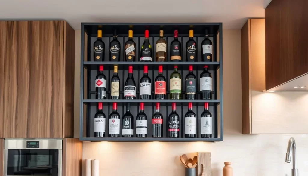 wall wine rack